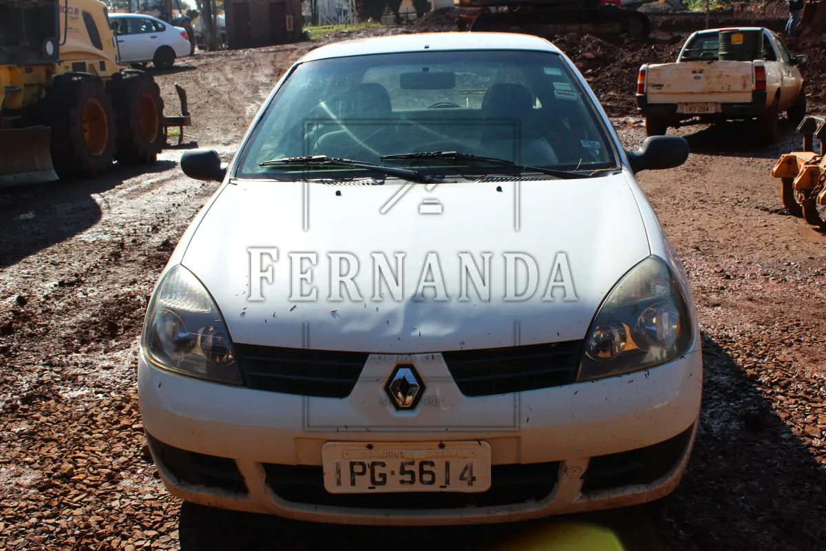 LOTE 006 - Automóvel Renault Clio 1.0 Flex, ano 2008 modelo 2009, placas IPG5614, Chassi 8A1BB8B059L63358