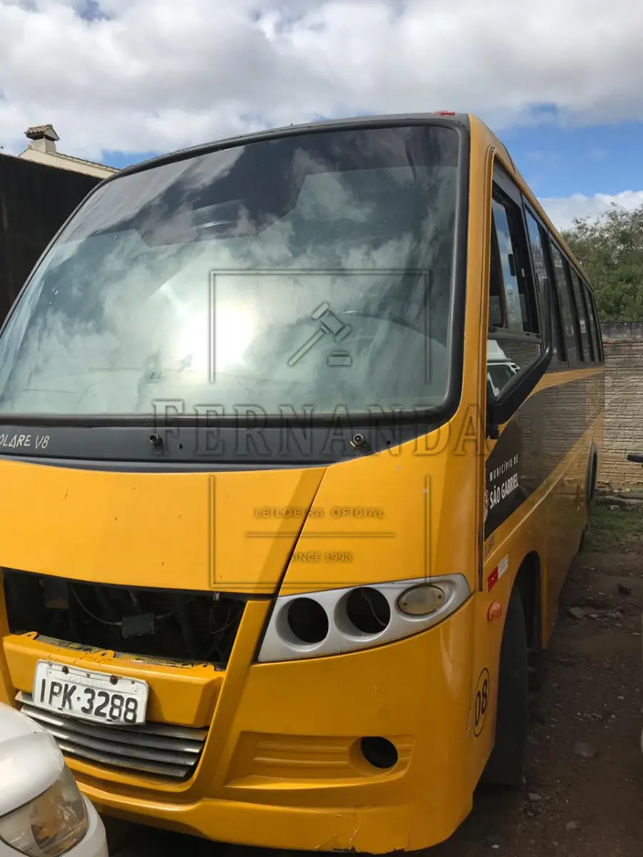 LOTE 006 - Um veículo ônibus Marcopolo/ Volare, V8 ON, 28pas, ano 2008
