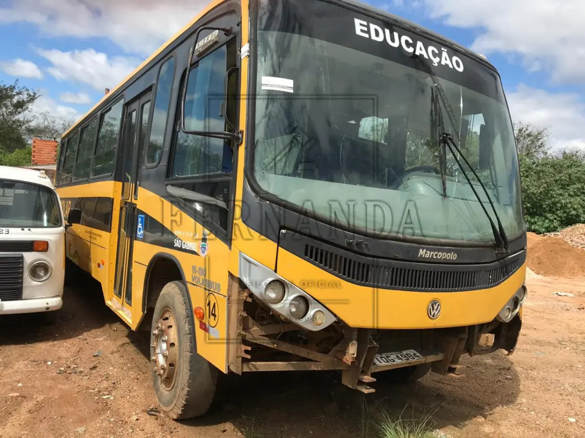 LOTE 002 - Um veículo ônibus VW/15.190, 57pas, 185cv, ano 2009, placas IQG4984