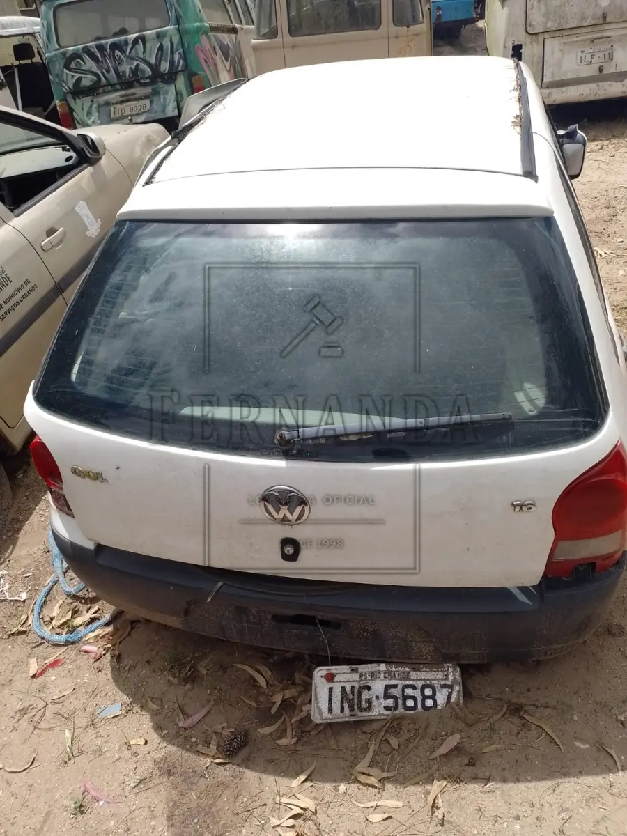 LOTE 042 - VW/GOL1, 2006/2007 ,Placa ING-5687. Avaliado em R$ 30,00.
