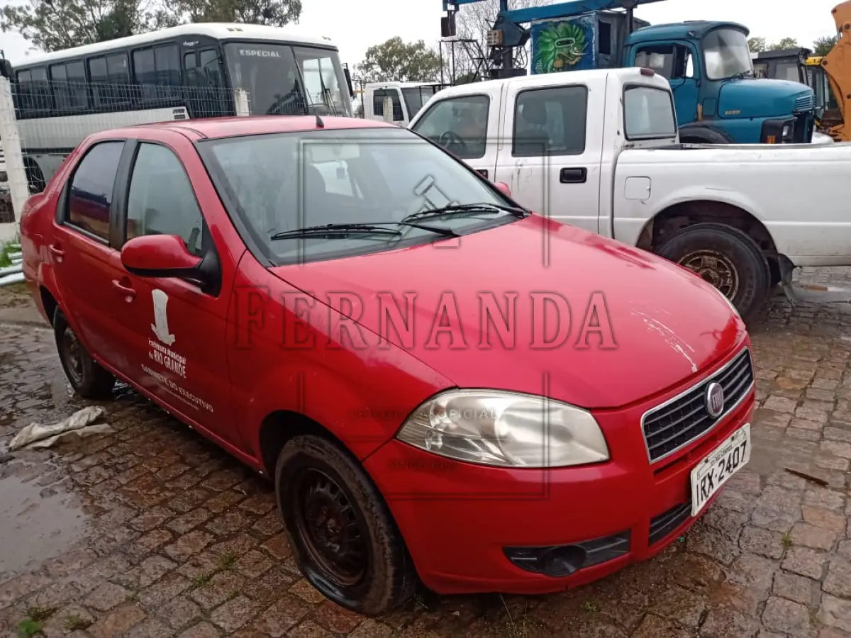 LOTE 058 - Veículo Fiat Siena EL Flex, ano/modelo 2011/2011, placa IRX2407. Avaliado em R$ 3.000,00.