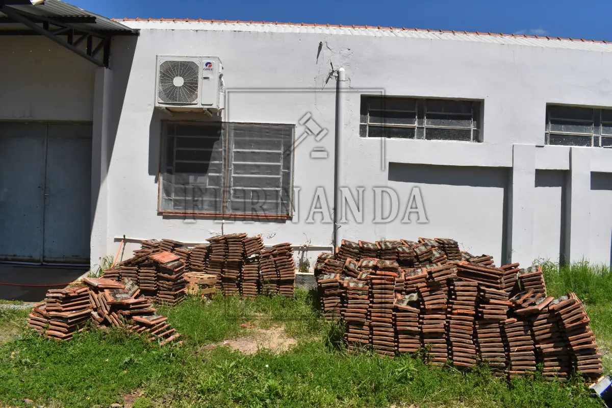 LOTE 013 - Lote com 1000 telhas, aproximadamente. Avaliado em R$ 150,00.
