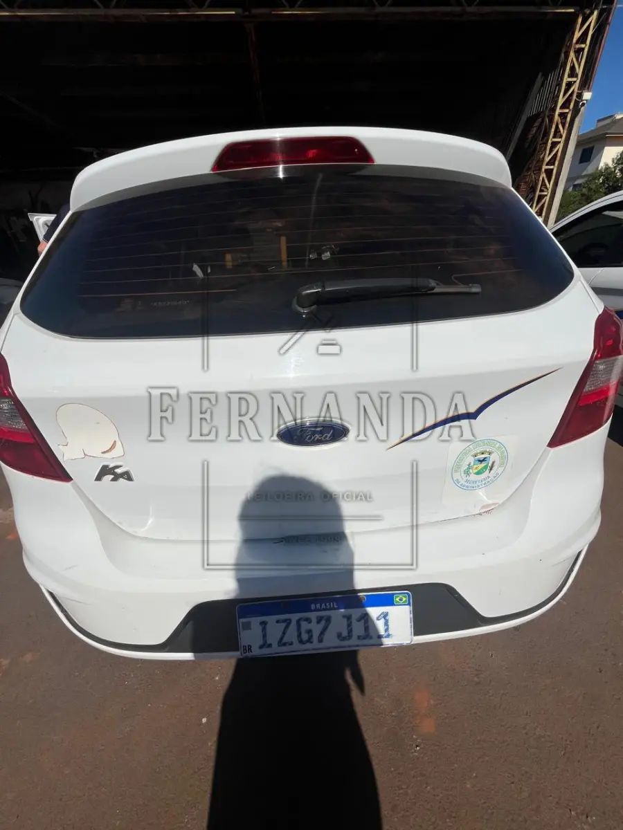 LOTE 009 - FORD KA 1.5 SE 5P, ANO 2018/2019 PLACAS IZG7J11, renavam 01190045602, avaliação R$ 19.000,00