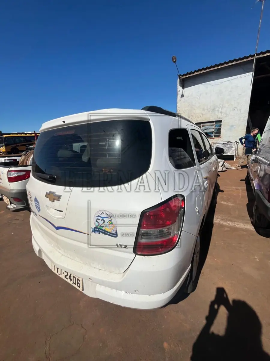 LOTE 016 - CHEVROLET SPIN 1.8 MECANICO LTZ ANO 2018 PLACAS IYI2406, renavam 01142065887, avaliação R$ 26.000,00