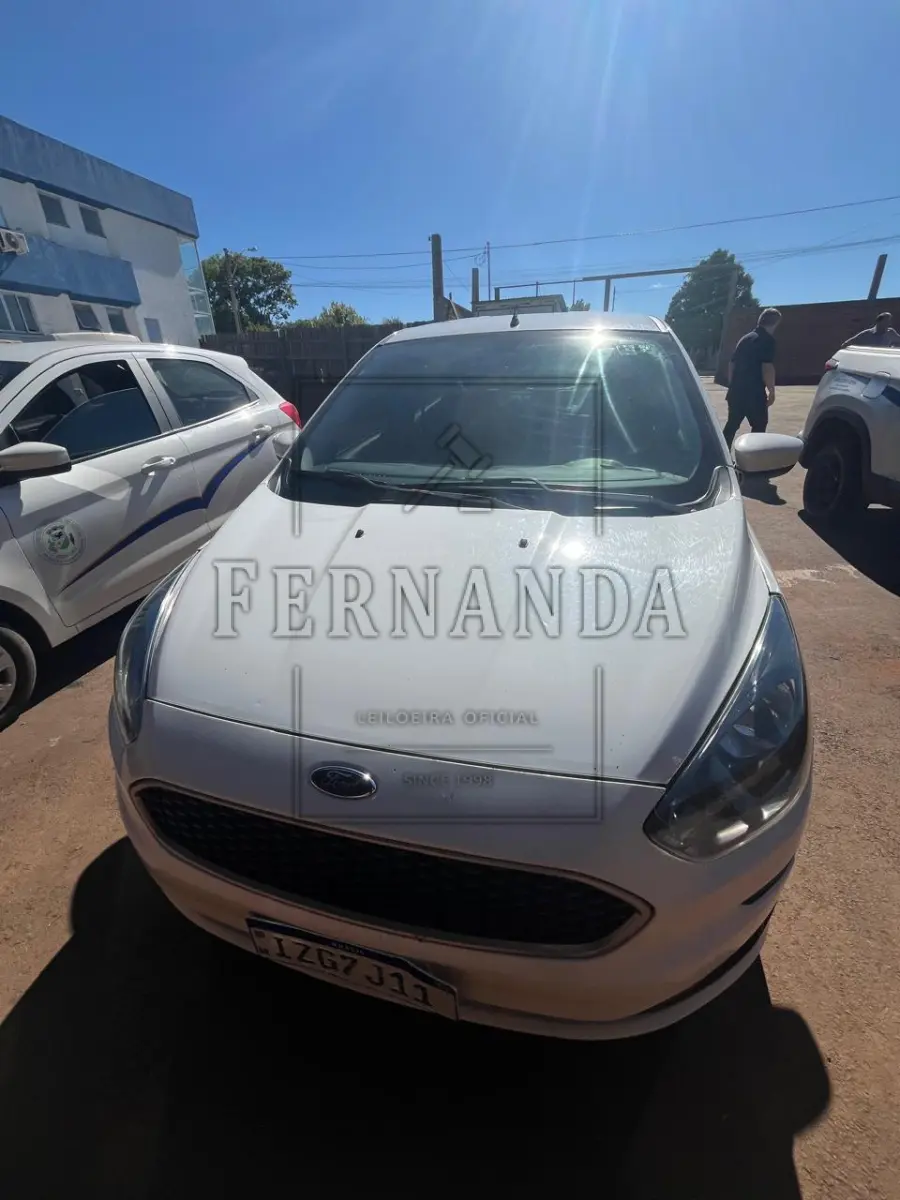 LOTE 009 - FORD KA 1.5 SE 5P, ANO 2018/2019 PLACAS IZG7J11, renavam 01190045602, avaliação R$ 19.000,00