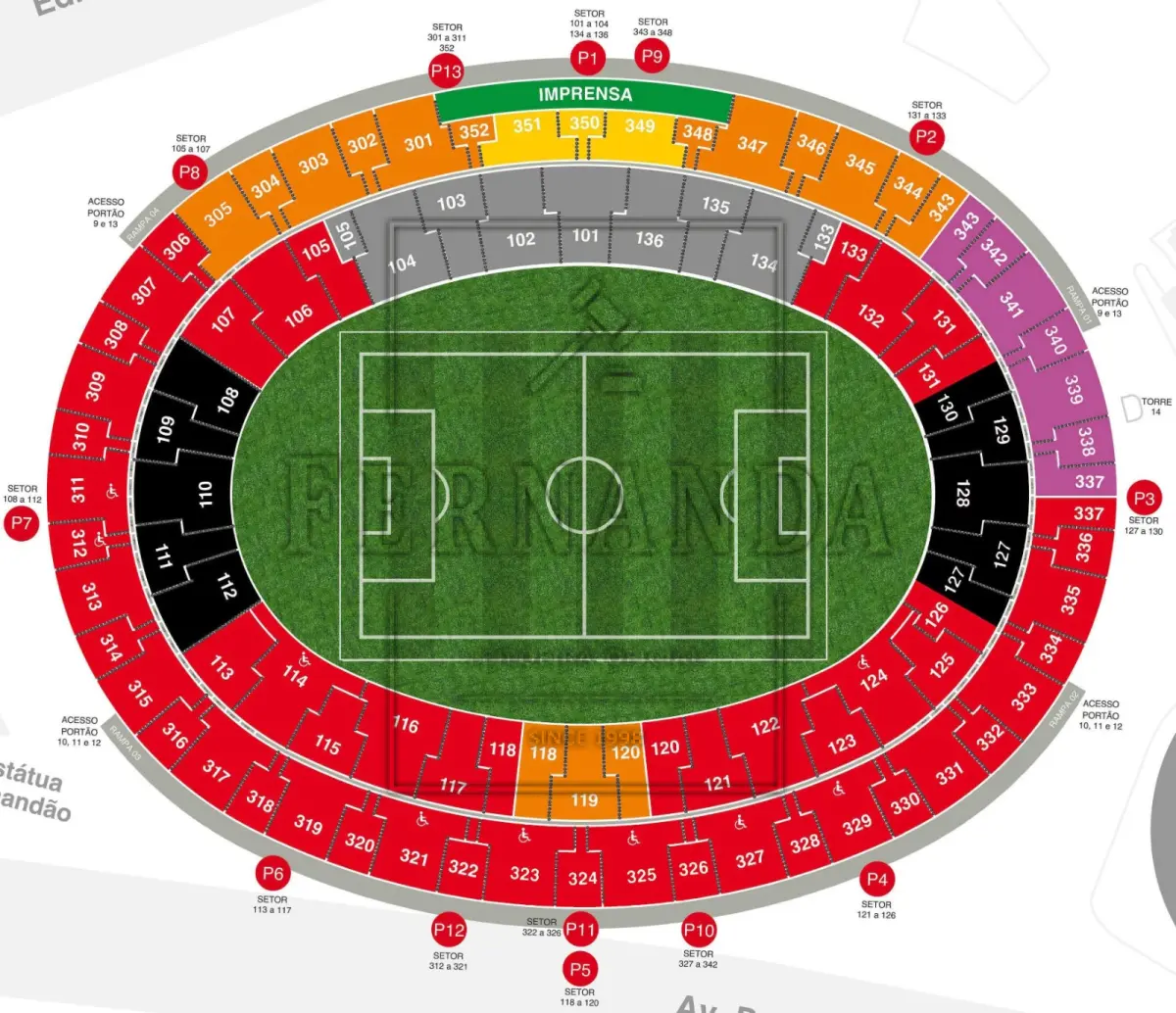 LOTE 001 - 100% - TITULO SOCIAL – CADEIRA PERPÉTUA C-0049 (atual setor  351 fila C  Nº 016) DO SPORT CLUBE INTERNACIONAL, Não possui mensalidade. AVALIADA EM - R$ 68.580,00 – (sessenta e oito mil quinhentos e oitenta reais), 1° Leilão