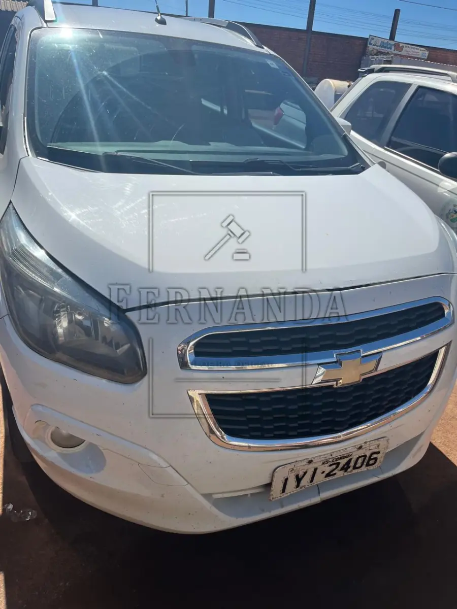 LOTE 016 - CHEVROLET SPIN 1.8 MECANICO LTZ ANO 2018 PLACAS IYI2406, renavam 01142065887, avaliação R$ 26.000,00