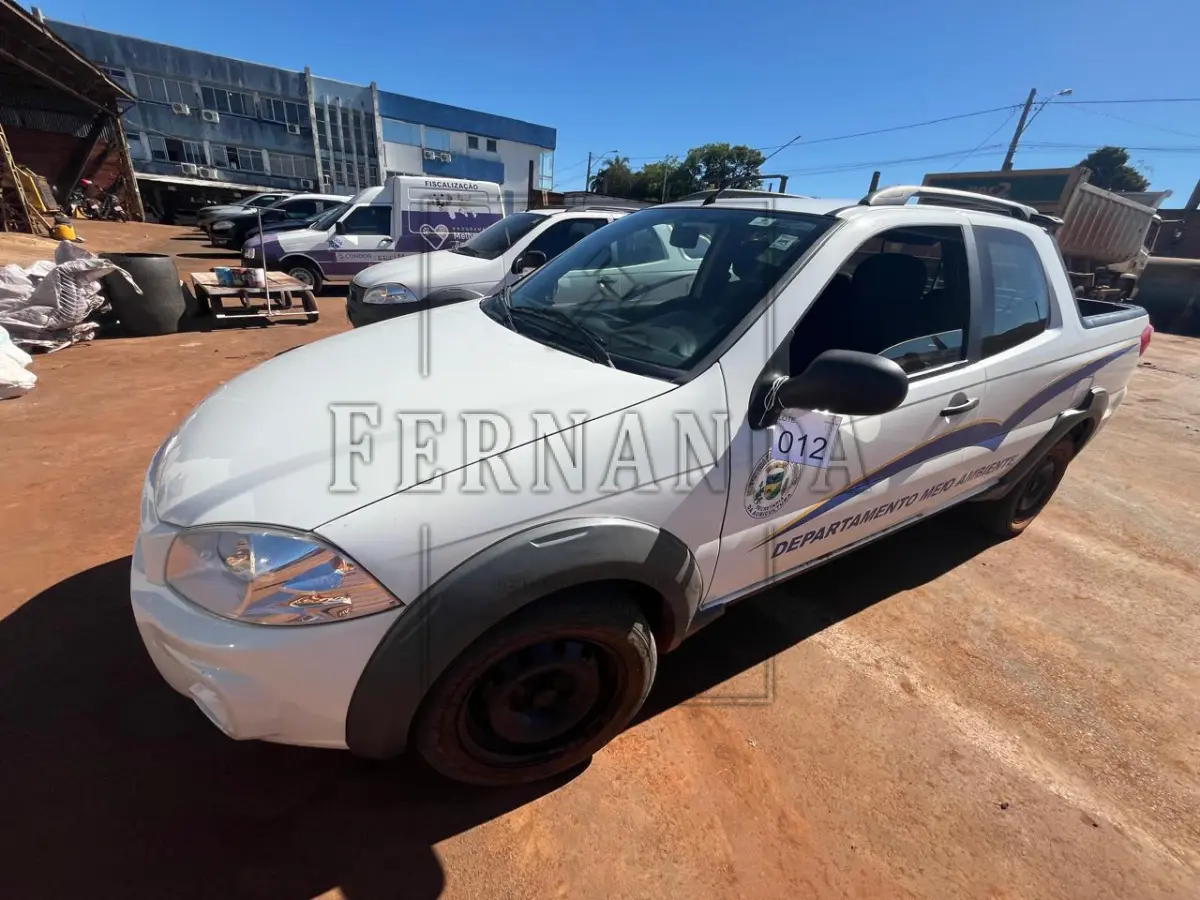 LOTE 012 - FIAT STRADA HD WK CD E ANO 2018 PLACAS IYO9655, renavam 01155657320, avaliação R$ 36.000,00