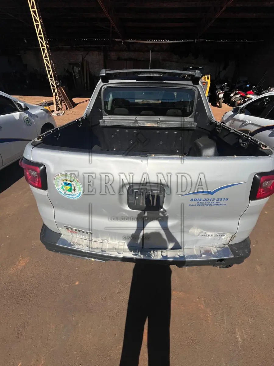 LOTE 008 - FIAT TORO FREEDOM 4X4 MECÃNICO DIESEL ANO 2016/2017 PLACAS IXG-9188 renavam 01088426201, avaliação R$ 39.000,00