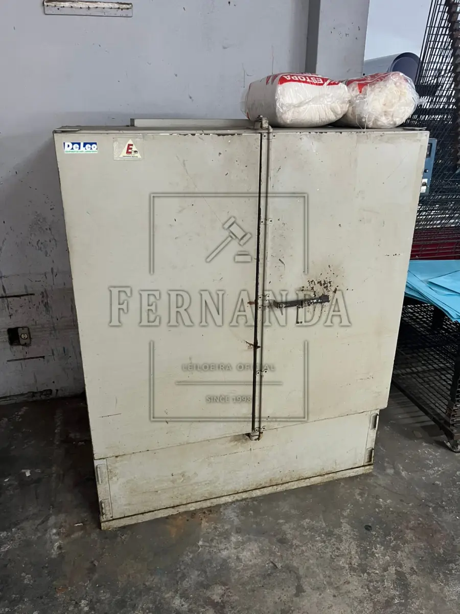 LOTE 006 - Uma estufa de secagem e esterilização, 480 litros, avaliada em R$ 8.000,00.