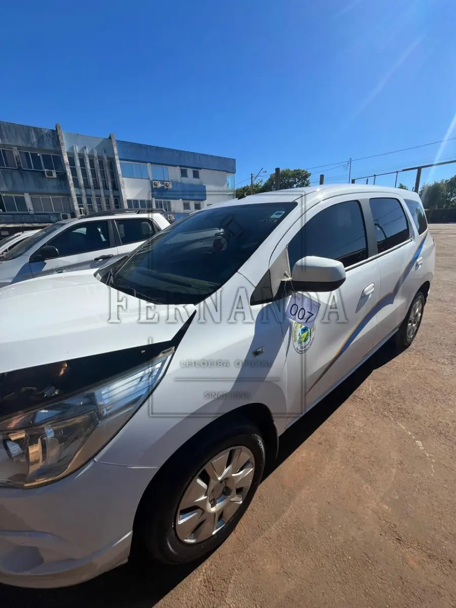 LOTE 007 - CHEVROLET SPIN 1.8L MT LT ANO 2014 PLACAS IVR-8124, renavam 01011845323, avaliação R$ 18.500,00