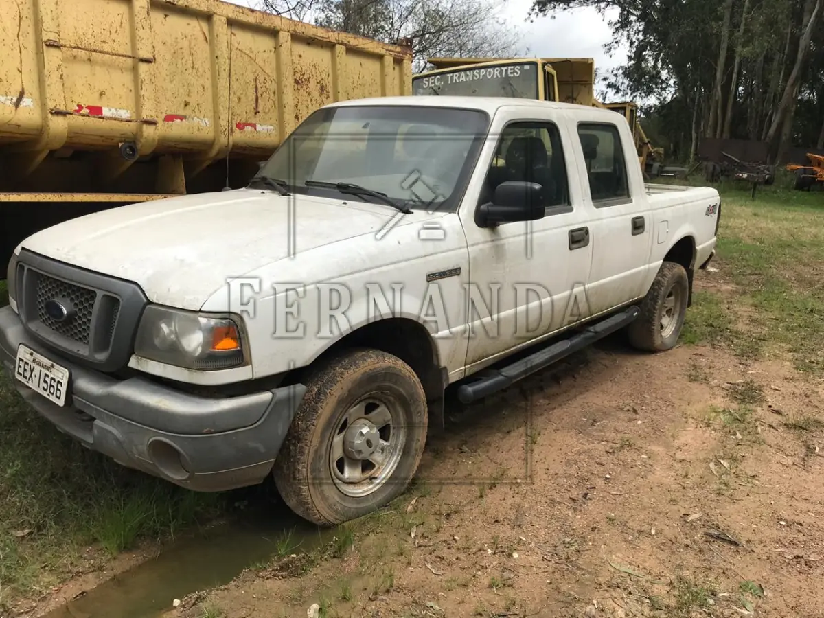 LOTE 012 - Uma caminhonete I/RANGER XE 3.0, 4portas, 4x4, ano 2008