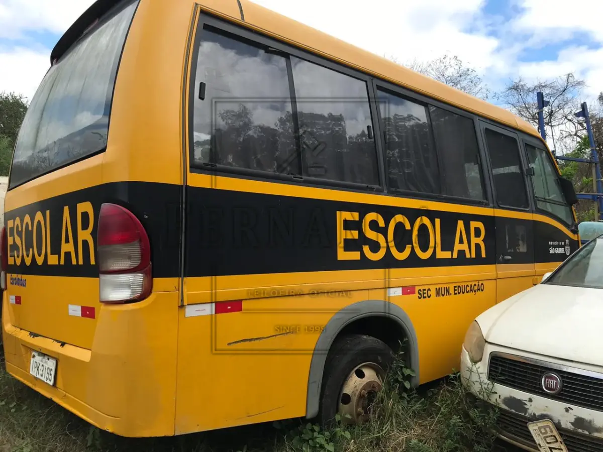 LOTE 004 - Um veículo Micro Ônibus Marcopolo/Volare, V5HD, 19pas, ano 2008