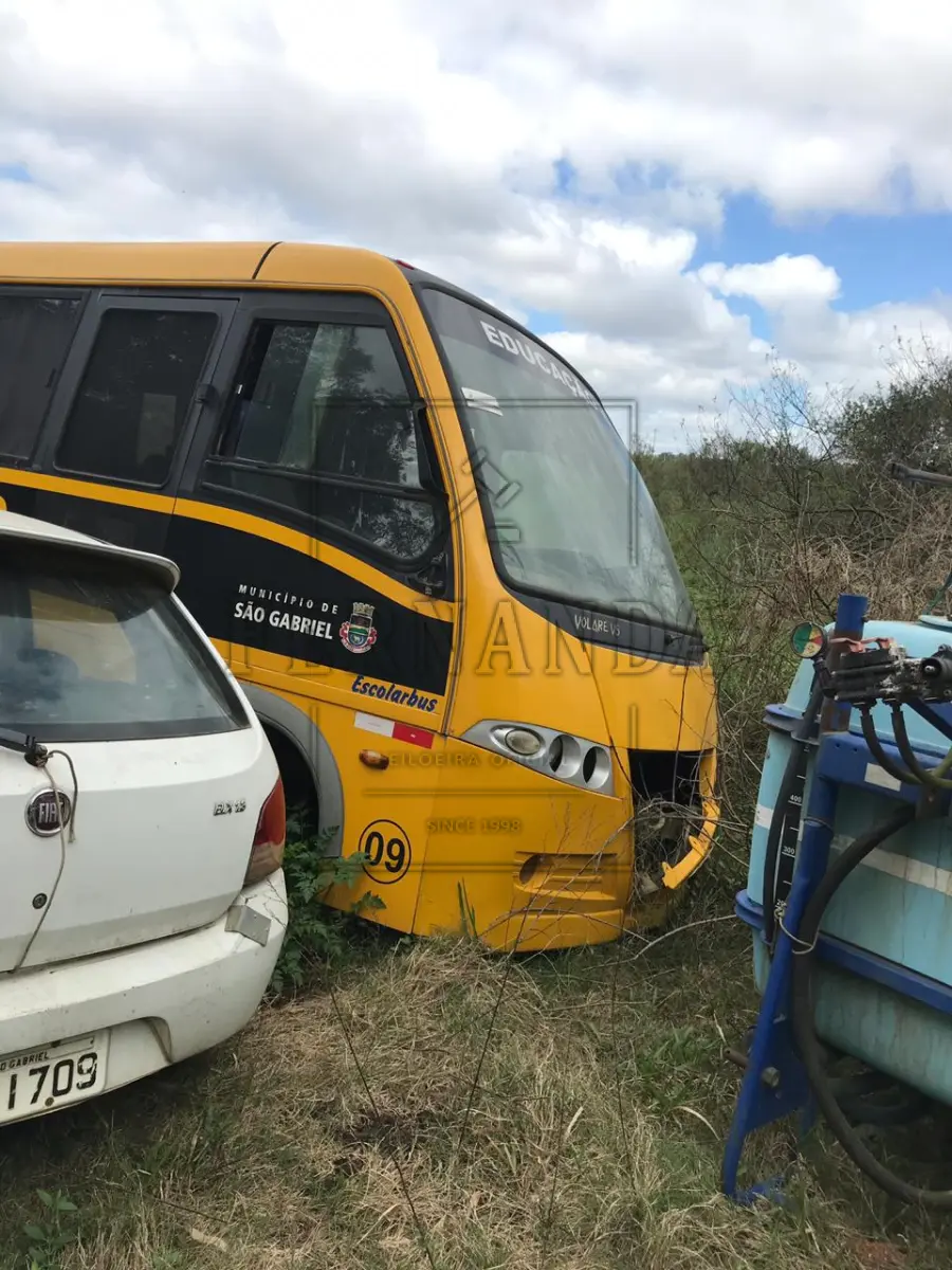 LOTE 004 - Um veículo Micro Ônibus Marcopolo/Volare, V5HD, 19pas, ano 2008