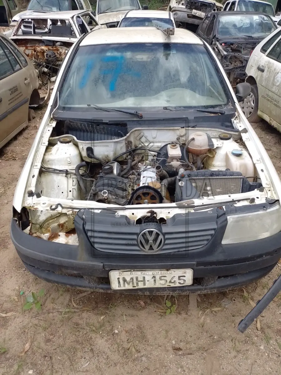 LOTE 044 - VW/ GOL 1.0,2005/2005, Placa IMH-1545. Avaliado em R$ 30,00.