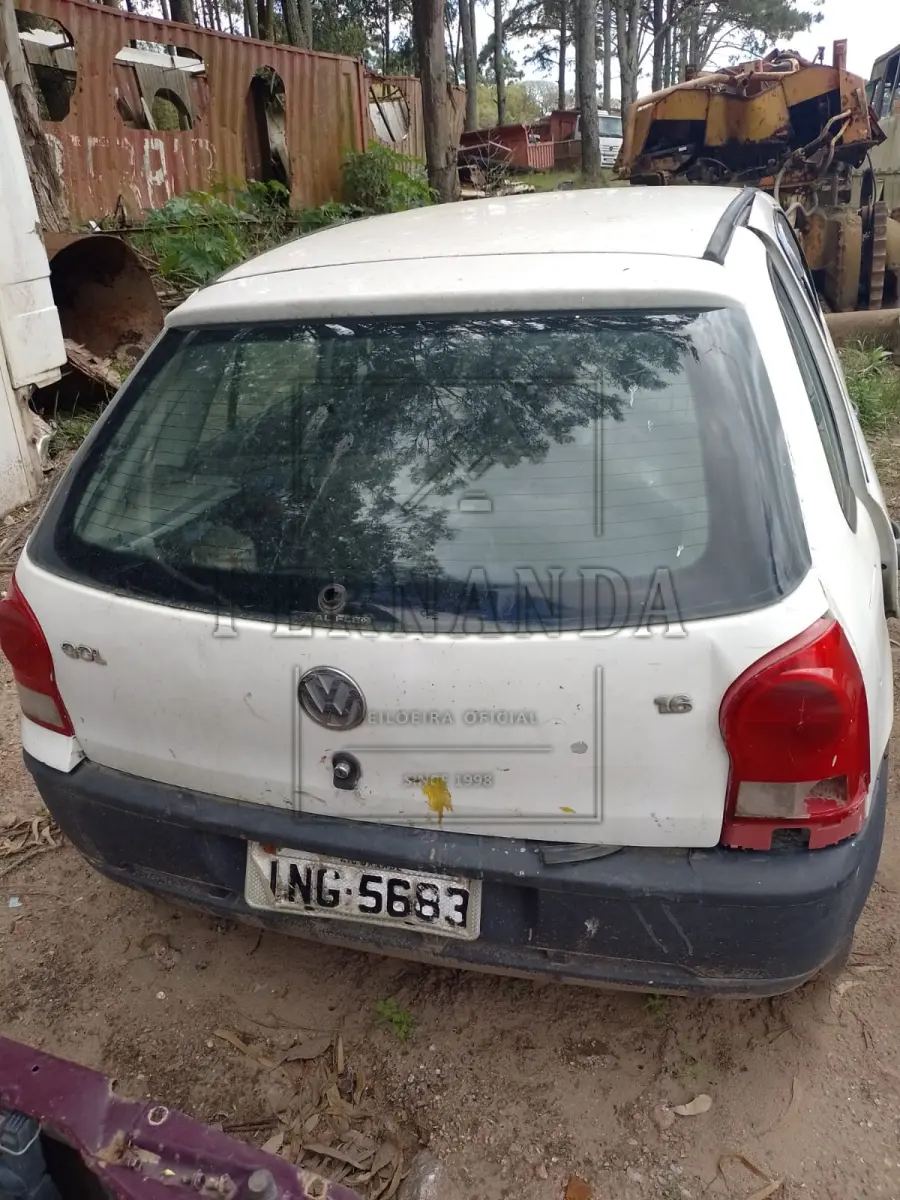LOTE 046 - VW/GOL1, 2006/2007,Placa ING-5683. Avaliado em R$ 50,00.