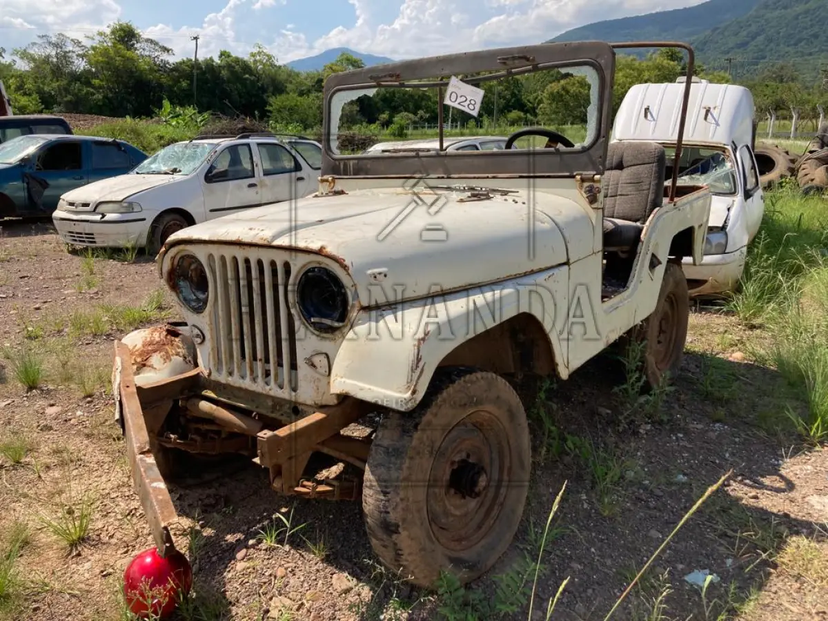 LOTE 028 - Ford/ Rural Willys, Ano/Modelo 1964/1964, placa YA3439. Avaliado em R$ 2.200,00.