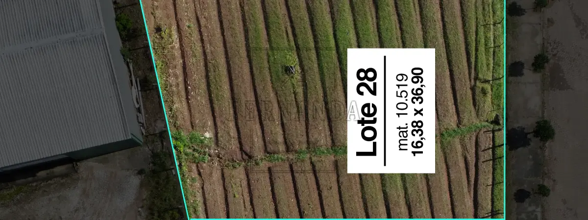 LOTE 021 - Um terreno, localizado no lote n°28 na Rua Vicente Cardoso, medindo 16,38 x 36,90, com área superficial de 557,28m². Avaliado em R$ 75.200,00.