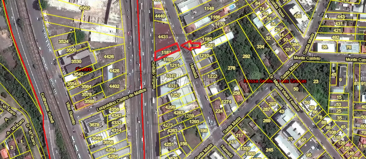 LOTE 004 - Imóvel localizado na Avenida Getúlio Vargas n°4377 bairro Marechal Rondon, Canoas e Rua Humaitá n°1187, Canoas. Matrícula n°32.896, do Registro de Imóveis de Canoas. Avaliado em R$ 1.100.000,00. 2°Leilão