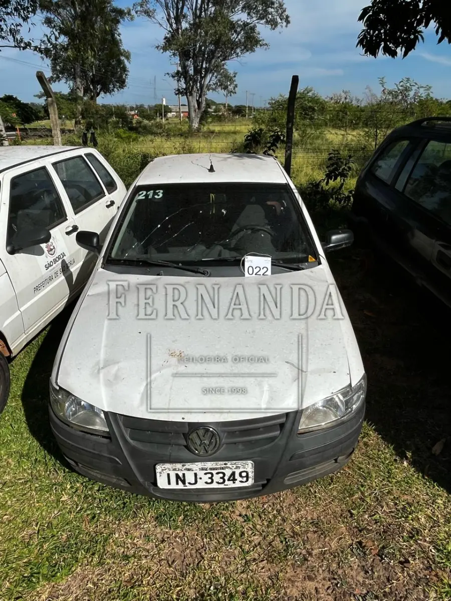 LOTE 022 - Automóvel VW/ Saveiro 1.6, ano/modelo 2006/2007, placas INJ3349. Avaliado em R$ 2.500,00.