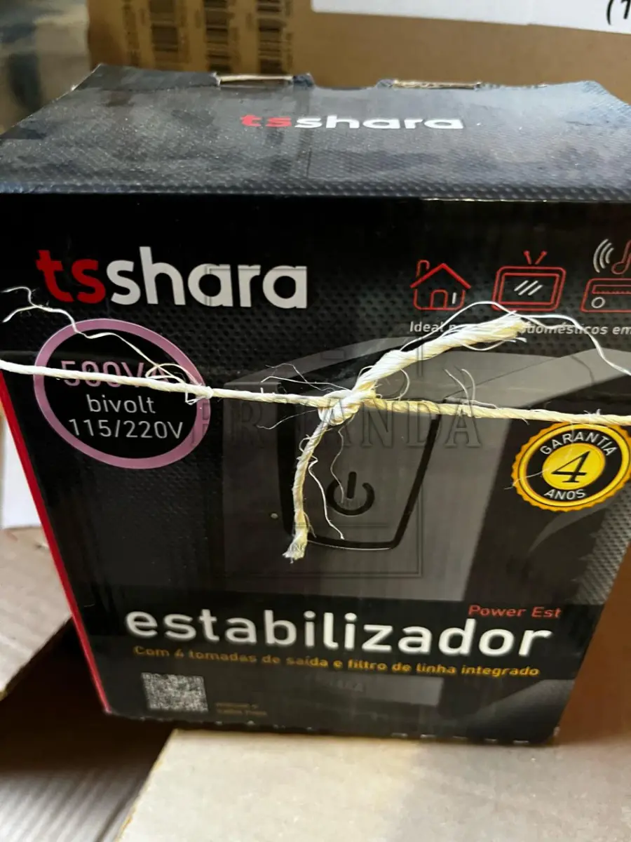 LOTE 040 - Estabilizador Novos e Usados (aproximadamente 75). Avaliado em R$ 800,00.
