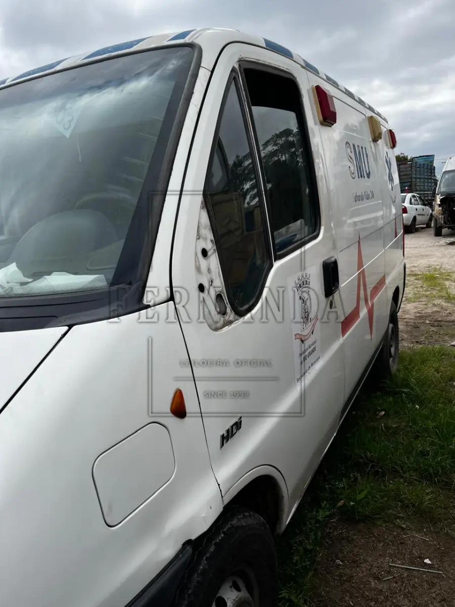 LOTE 003 - CARGA CAMINHONETE FIAT / DUCATO CARGO, ANO/MODELO 2005/2006, PLACA IMX4856,. AVALIADA EM R$ 3.500,00.