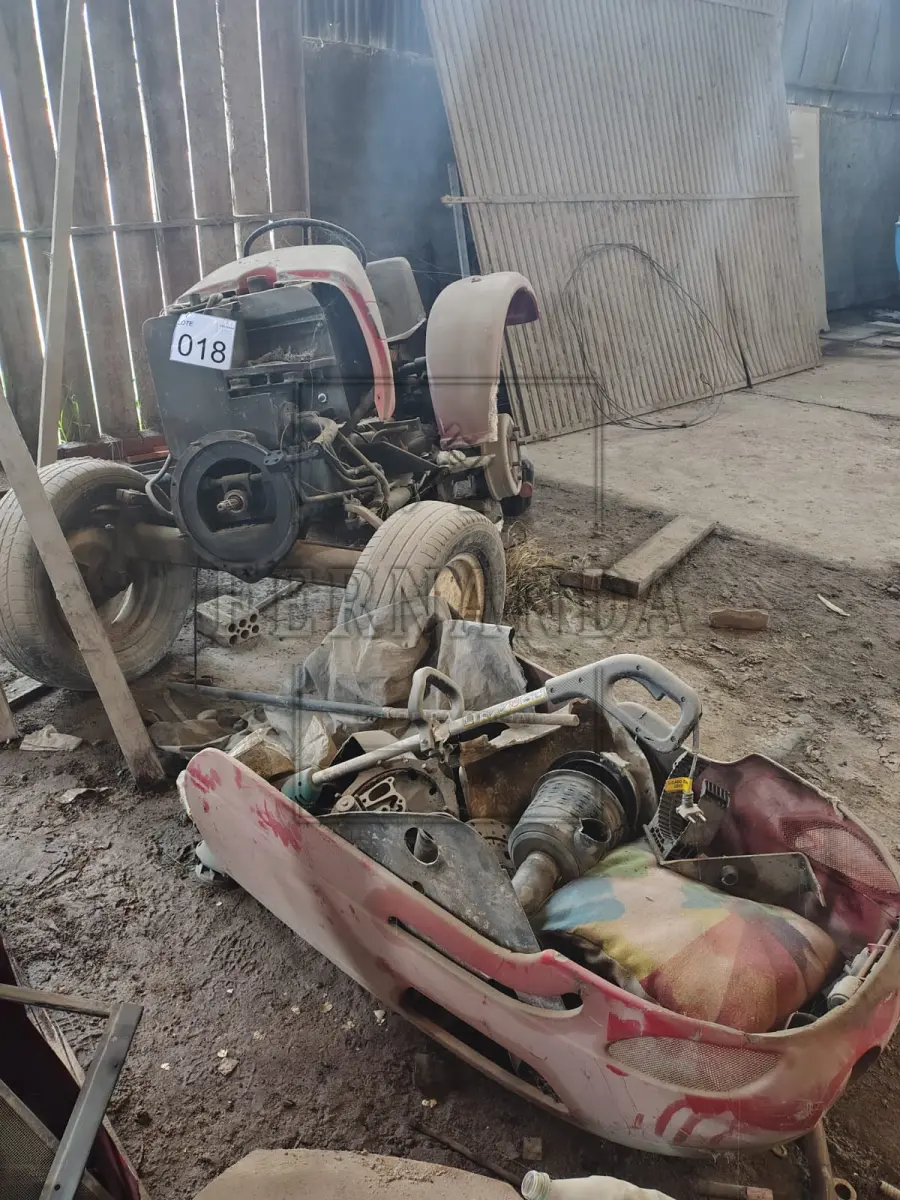 LOTE 018 - Trator Tanmar sem placa. Avaliado em R$ 800,00